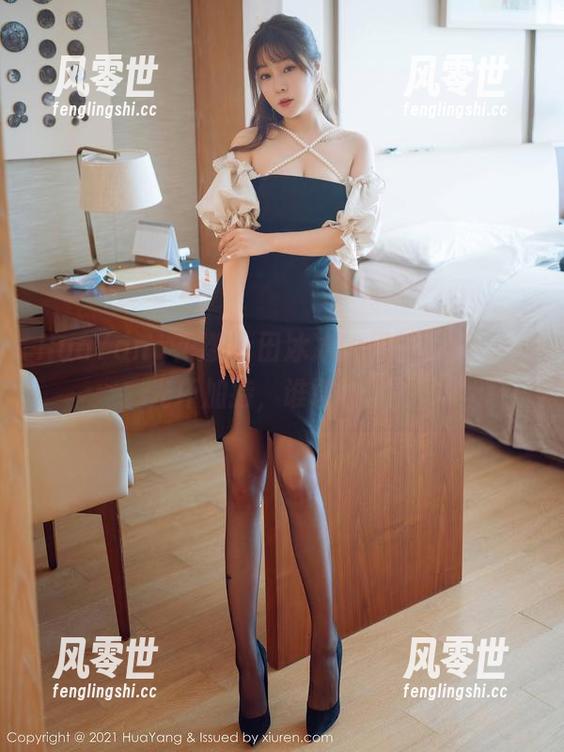HuaYang花漾 - 田冰冰的天使写真——光环加持，谁敢认输？