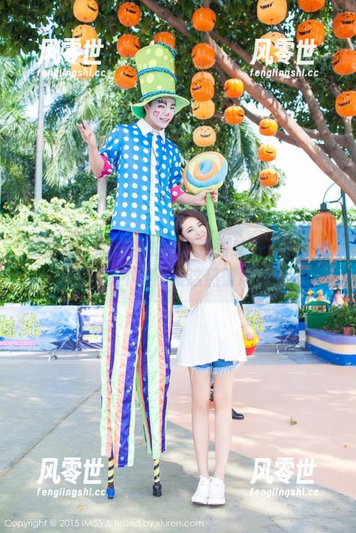 爱蜜社 - 萌白酱的夏日系列美图，下载看完，你不得不爱这热情洋溢！
