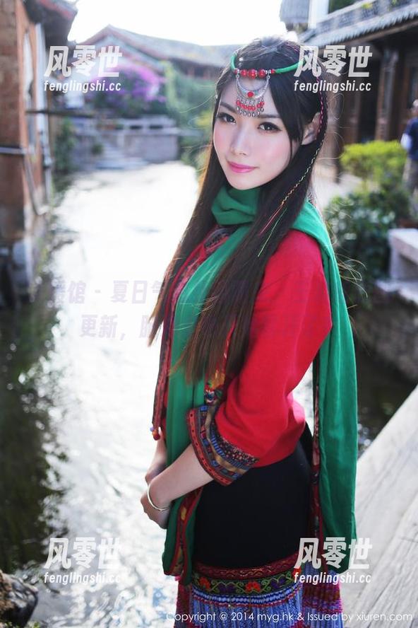 美媛馆 - 夏日气息扑面而来，王馨瑶原图更新，脑海里也开始冒汗了？